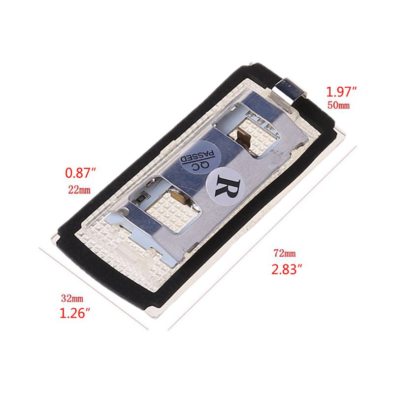 Set 2 Đèn Led Chiếu Biển Số Xe Ô Tô E66 E65 7-Series 735i