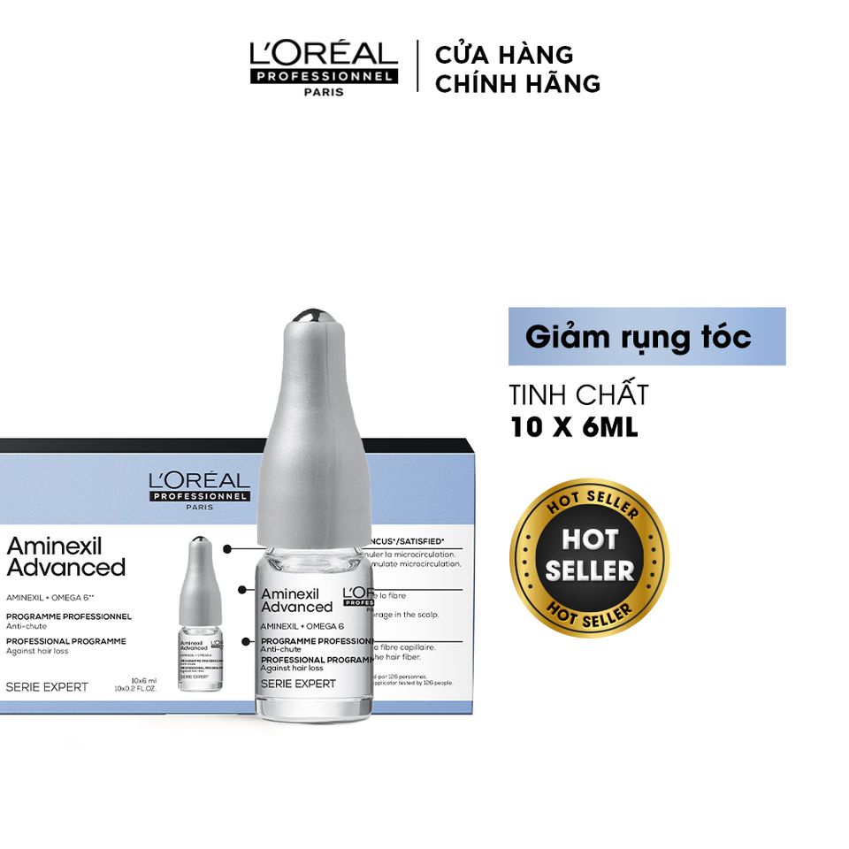 Tinh chất giảm rụng tóc L'Oréal Professionnel Serie Expert Aminexil Advanced 10x6ml