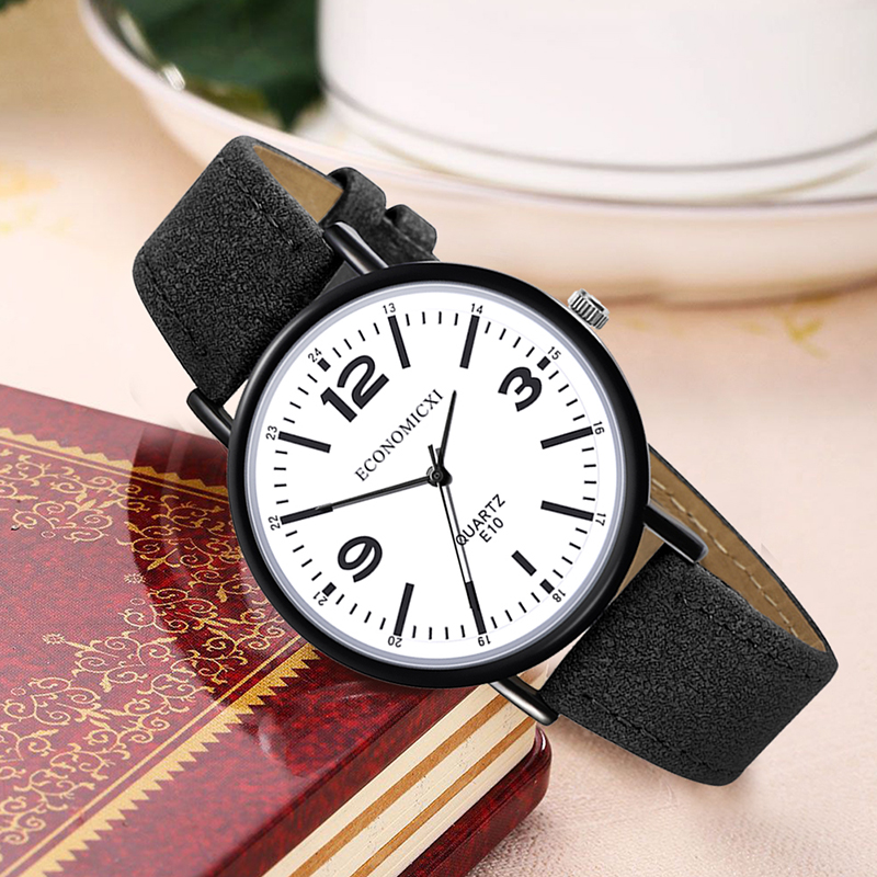 ZOLFA Fashion Black Leather Ladies Wristwatch Analog Clocks Classic Casual Womens Quartz Watches Simple Wrist Accessories Đồng hồ nữ