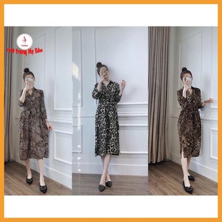 Váy Da Beo Dành cho Mẹ Bầu Trước & Sau Sinh (45kg-75kg) Hình thật (bao chất, bao giặt)