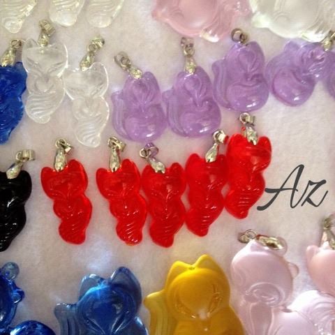mặt đá hồ ly cute size nhỏ : 150k /c tặng kèm dây đeo cổ