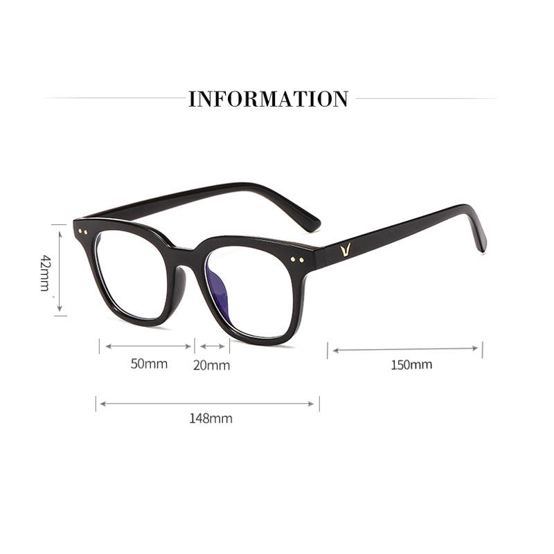 Korean Version of Blue-ray Glasses Computer Game eyewear  Women Light Blocking