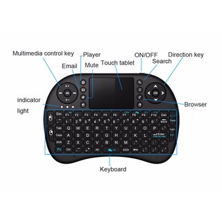Bàn Phím Không Dây Mini Keyboard i8
