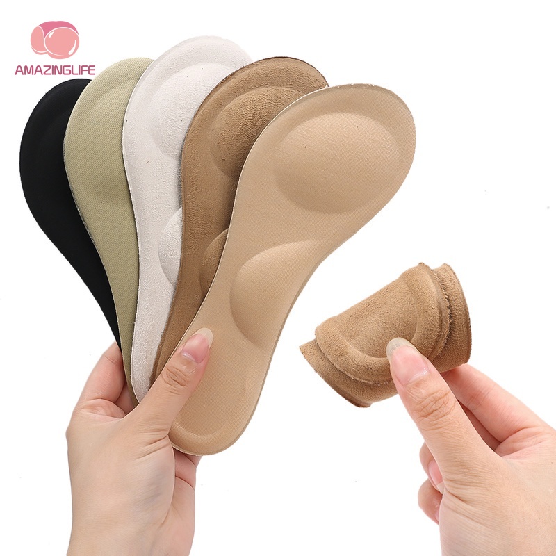 Miếng Đệm Lót Giày 4D Giảm Đau Đầu Tròn Thoải Mái Cho Nữ