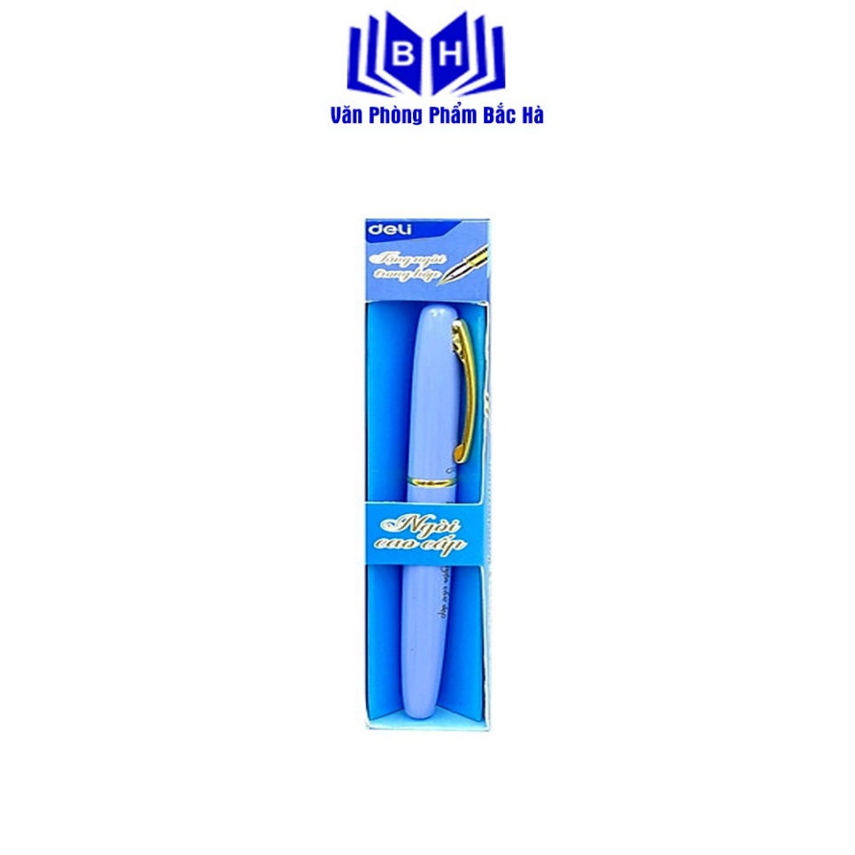 Bút Máy Kim Loại Deli CQ898  Tặng Kèm Ngòi Luyện Chữ Siêu Đẹp Cùng Các Em Học Sinh