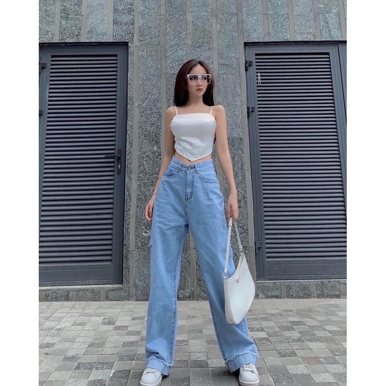 Áo croptop yếm phi lua 2 màu đen trắng cột dây lưng sexy có mút ngực