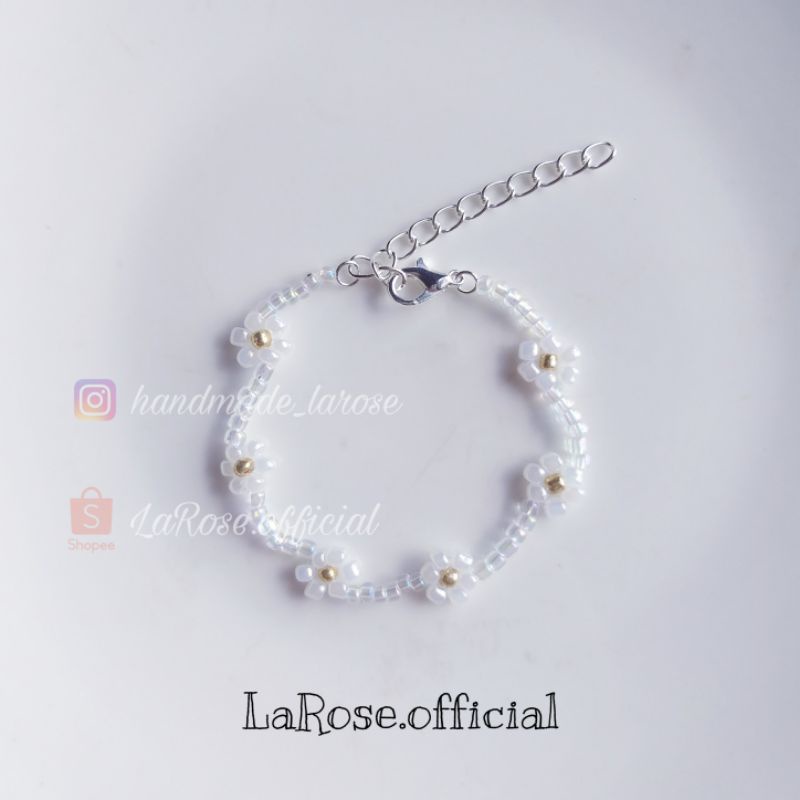 Set vòng tay + nhẫn hạt cườm xinh xắn LaRose.official