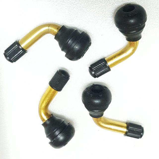 Vòi không ruột thau cong 2 cái