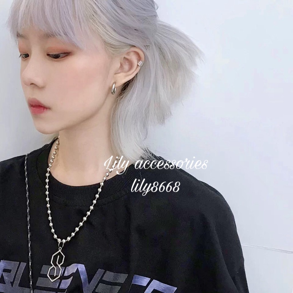 Set Ear Cuff set 2 kẹp tai titan không cần xỏ lỗ không gỉ không đen cho nam nữ