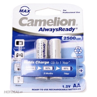 Pin Sạc 2A Camelion 2500 ( Công Ty )