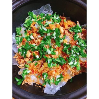 Bánh tráng phơi Sương ( Muối + sate + hành phi + mở hành + tốp mỡ