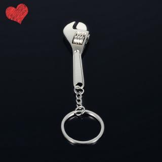 Practical Tool Wrench Monkey Spanner Key Chain Car Metal Keyring