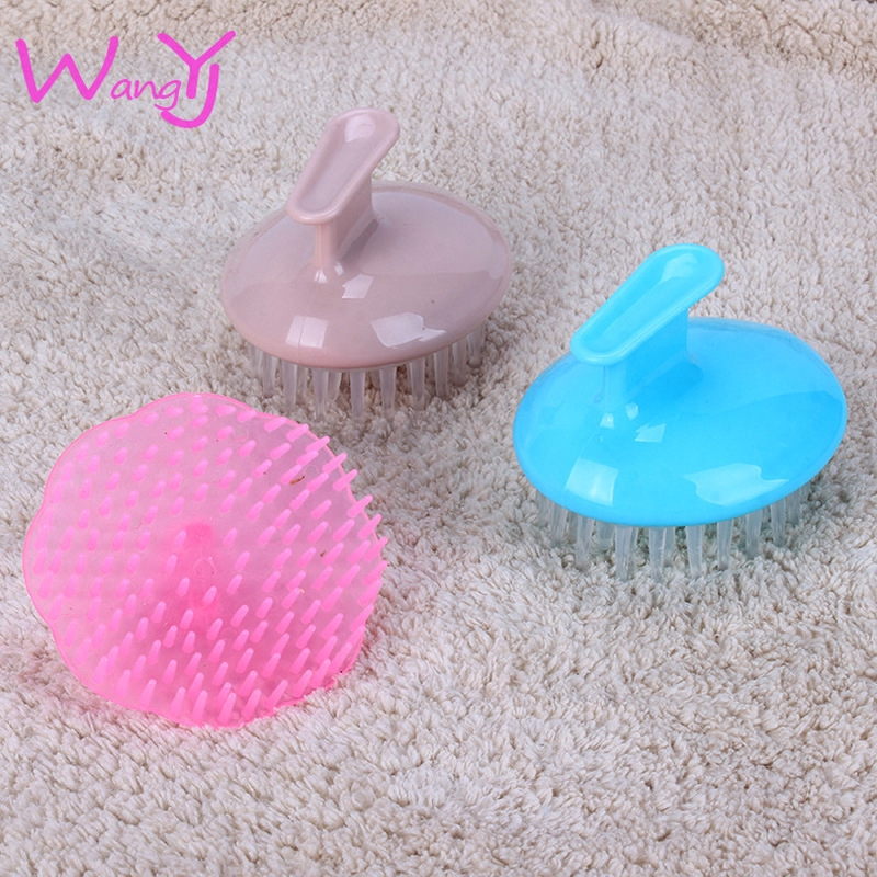 Bàn chải silicone gội đầu massage dành cho người lớn