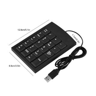 Portable Mini USB Numeric Keypad Number Keyboard for Laptop