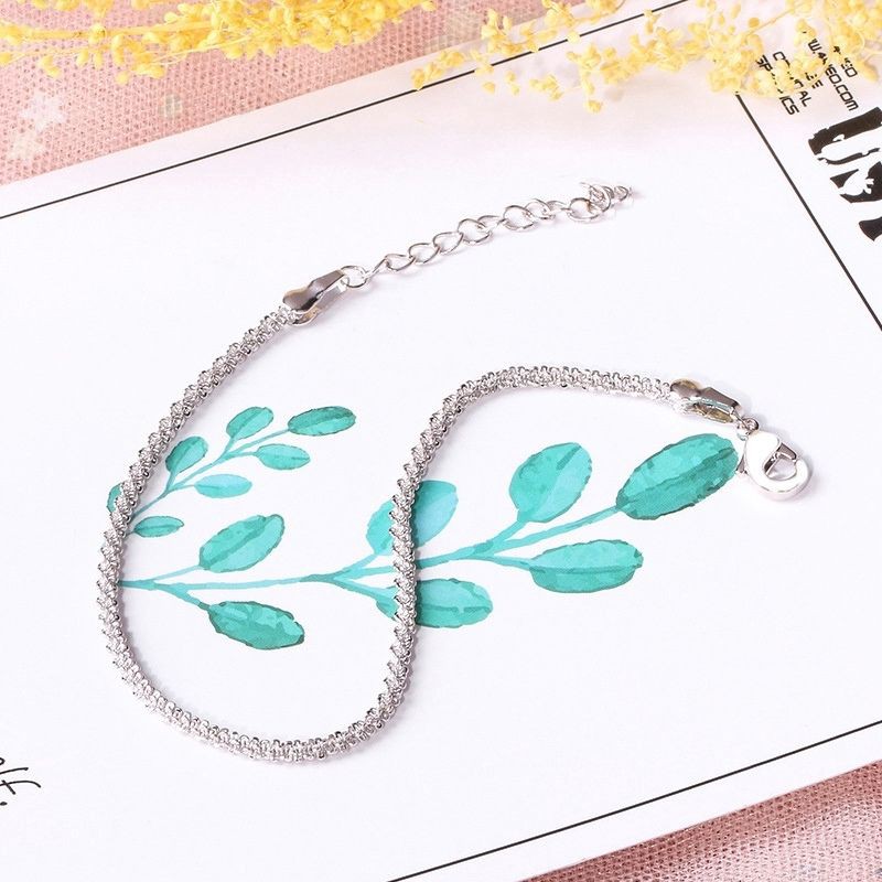 Lắc tay bạc s925, vòng tay bạc mềm nguyên chất | BigBuy360 - bigbuy360.vn