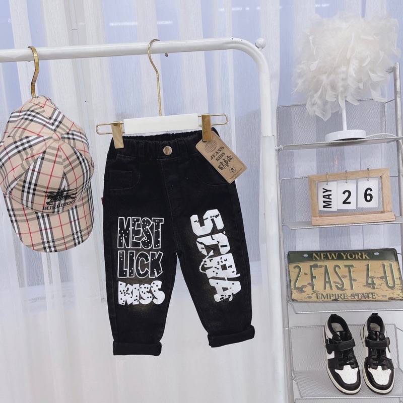 (jean baby) quần jean,quần bò dài hàng qc cho bé trai(10-22kg)