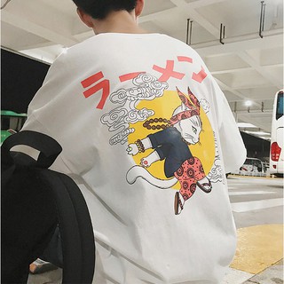 Áo thun tay lỡ unisex nam nữ - mèo kungfu