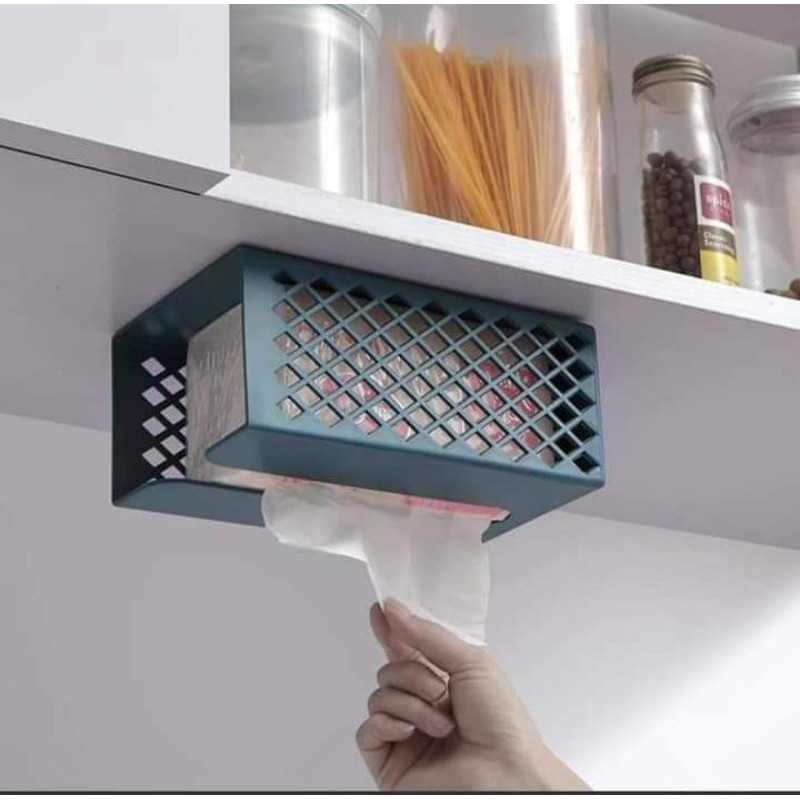 Hộp đựng khăn giấy dán tường tiện dụng 19x12x8cm ,có khe rút,,,