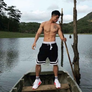 Quần short 2V unisex line sọc đủ size về hàng