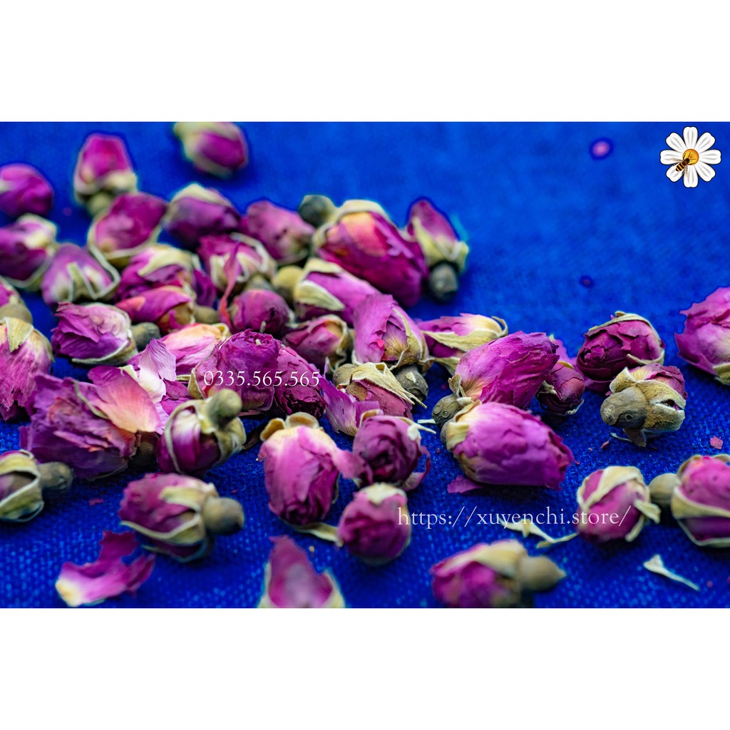 Trà hoa hồng khô Rose Bud | 100g Nụ hồng sấy khô