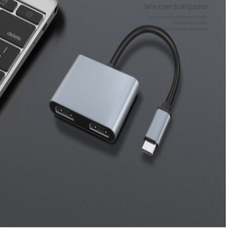 Cáp chuyển hub type c 4 in 1 ra 2 Hdmi ,USB Type c cổng chuyển đổi macbok , DELL, laptop có cổng type c hỗ trợ xuất hình