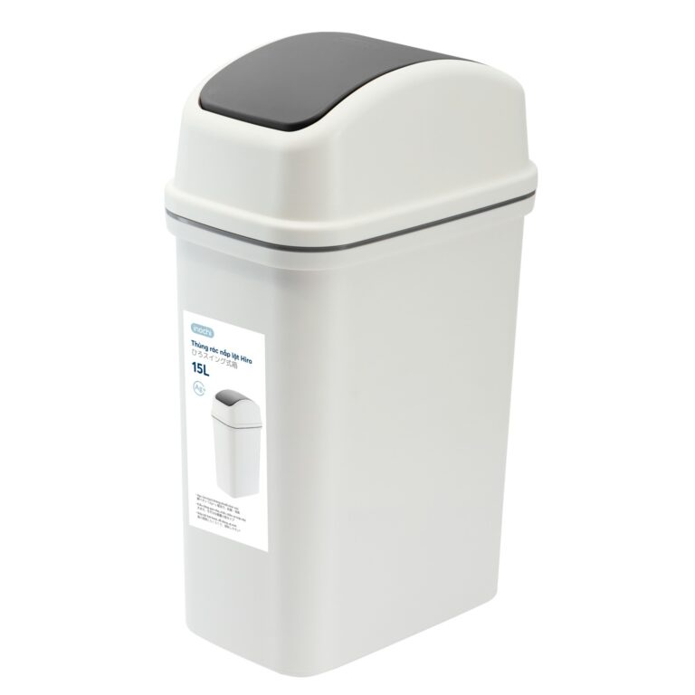 Thùng rác nắp lật Hiro 15L