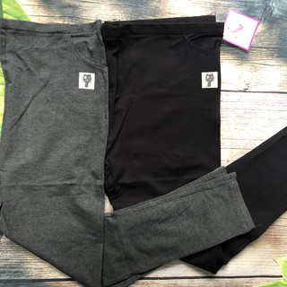 Quần bầu legging may mèo