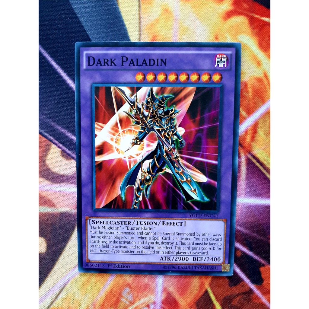 Thẻ Bài Mint90 Yugioh Monster Dark Paladin  - Common