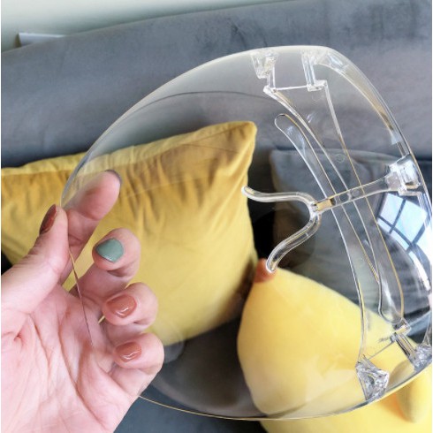 Kính bảo hộ bảo vệ mắt đa năng chống bụi bẩn giọt bắn Face Shield Kính Chắn Gió Trong Suốt Bảo Vệ Mặt Toàn Diện An toàn | BigBuy360 - bigbuy360.vn