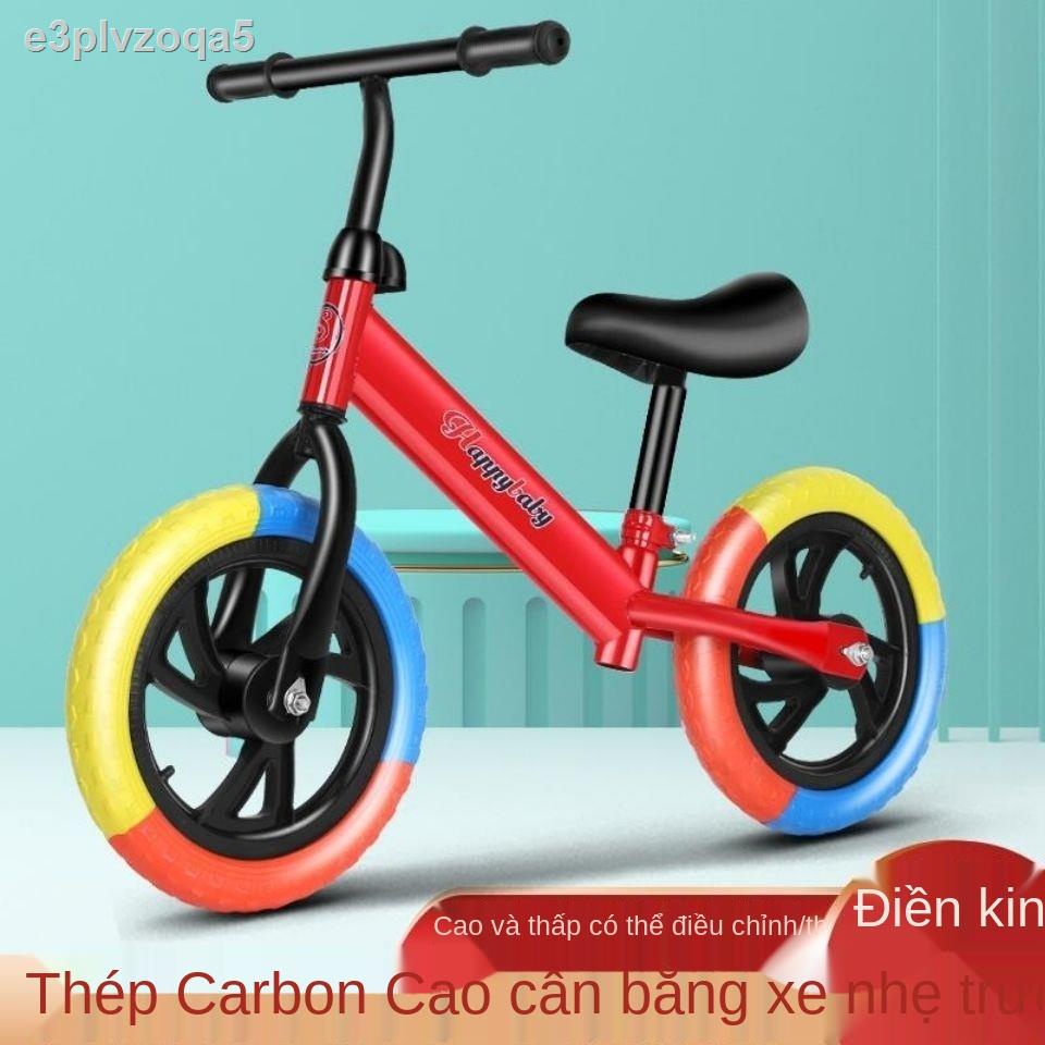 Màu xe cân bằng trẻ em 2-5 tuổi nam và nữ kho báu không có bàn đạp yo-yo cho sơ sinh đồ chơi đôi trượt patin