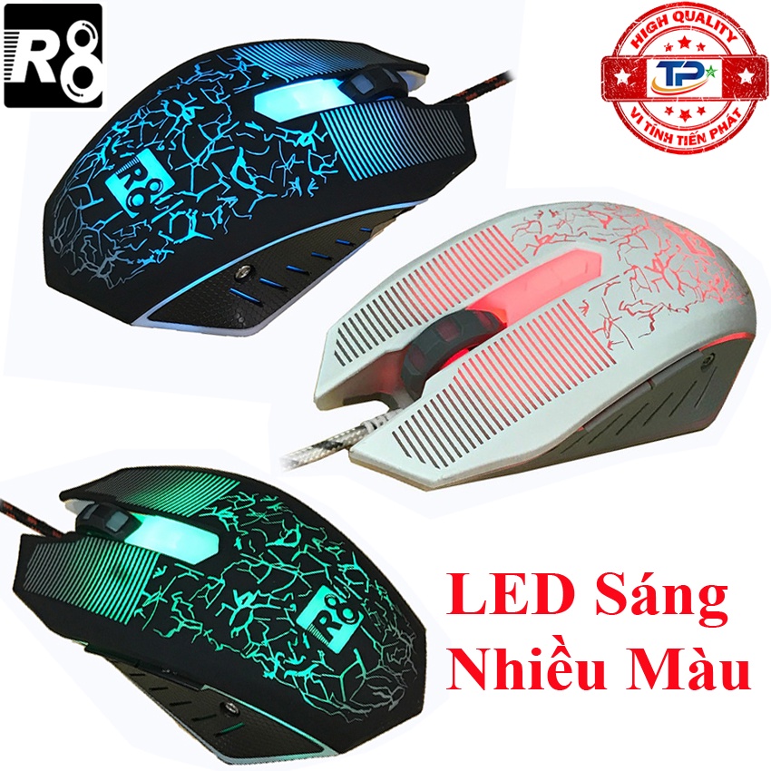 Chuột Chuyên Game R8 1639 Led Nhiều Màu 7D