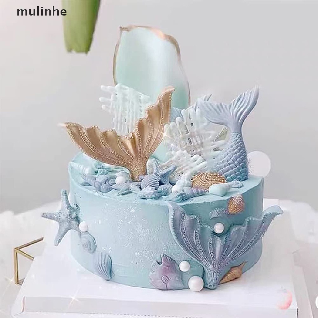 Khuôn Silicone Làm Bánh / Sô Cô La / Kẹo Trang Trí Chủ Đề Biển Cả DIY vn