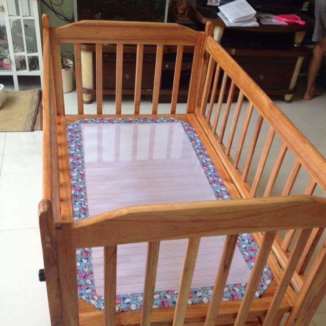 Combo 1 giường cũi + 1 thảm maboshi hàng việt nam sản xuất