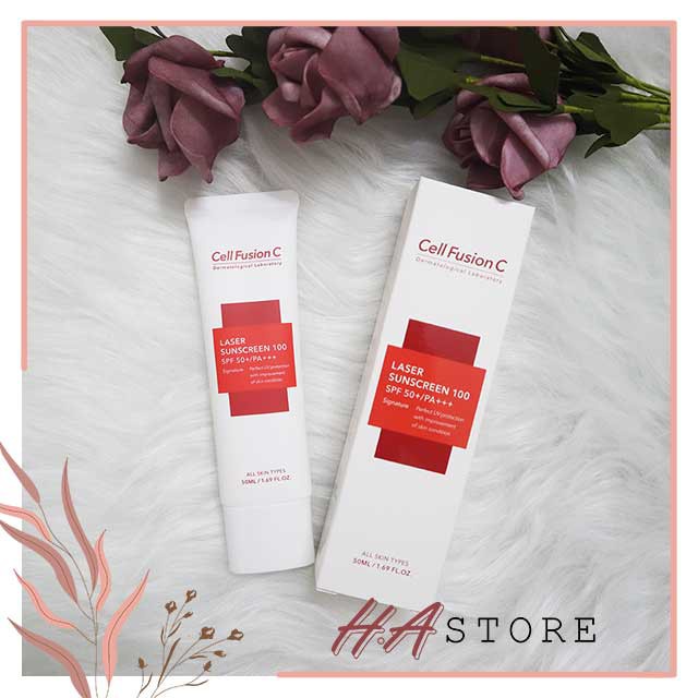 Kem chống nắng Cell Fusion C, kem chống nắng cho da dầu, nhạy cảm, khô, yếu, nâng tone