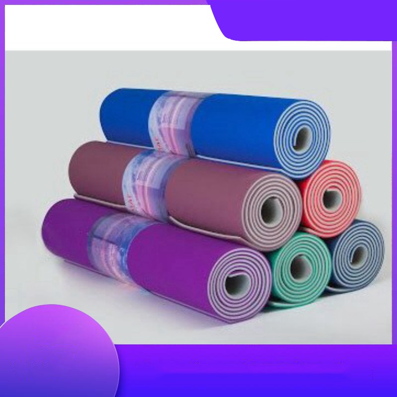 THẢM TẬP YOGA SP-MAT 8mm 1 lớp Hàng Việt Nam chất lượng cao ( Tặng dây buộc)