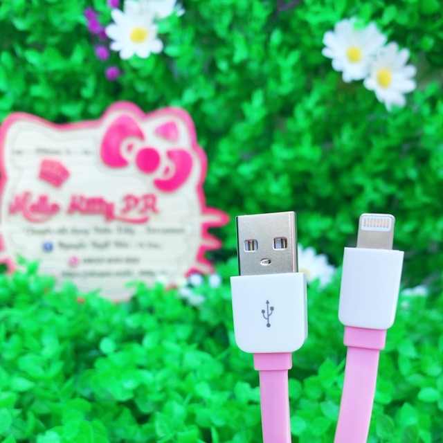 Cục sạc kép tặng kèm dây sạc iphone/ipad/android HELLO KITTY