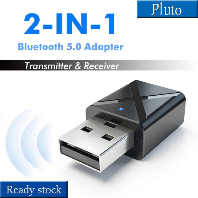 NEW 2 in 1 Bluetooth 5.0 Transmitter Receiver 3.5mm Wireless Stereo Audio Adapter