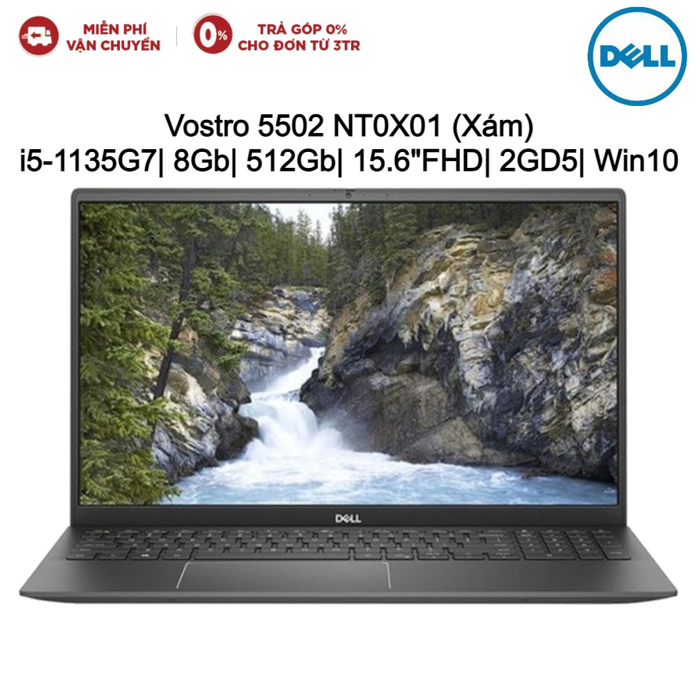 Laptop DELL Vostro 5502 NT0X01 i5-1135G7 | 8GB | 512GB | MX330 2GB I 15.6"FHD I W
