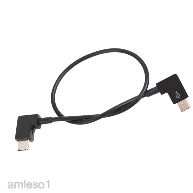 USB Type C Extension Cable 90 Degree USB-C Male to USB-C Male Adapter Cord