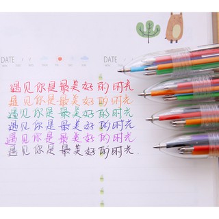 BÚT BI BẤM 6 MÀU