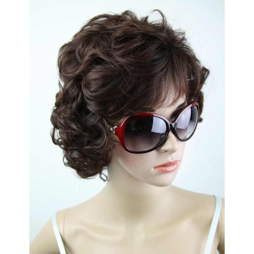 Tóc giả nữ trung niên 9013 😍FREESHIP😍 Tóc giả trung niên xoăn, tóc trung niên, tặng lưới chụp