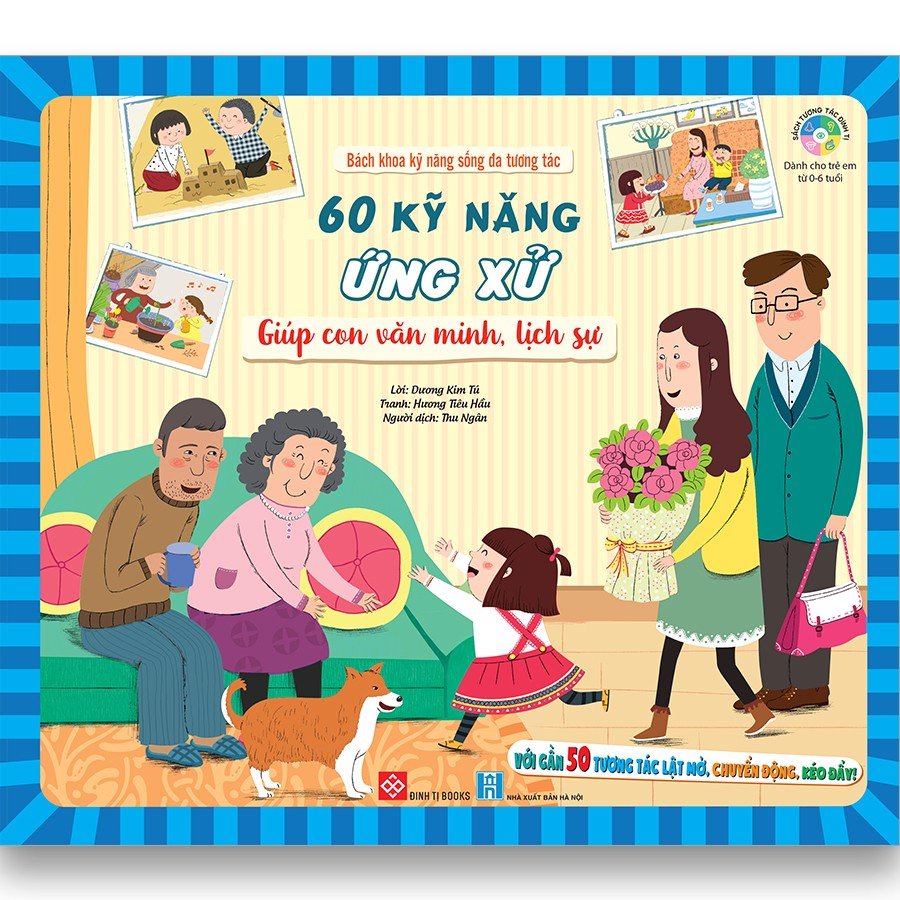 Sách - Bách khoa kỹ năng sống đa tương tác - 60 kỹ năng ứng xử giúp con văn minh, lịch sự