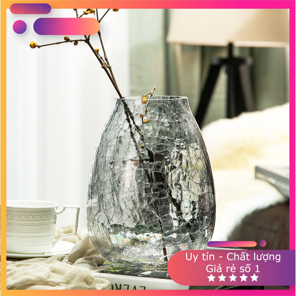 Lọ Hoa Men Thủy Tinh Mẫu Siêu Đẹp