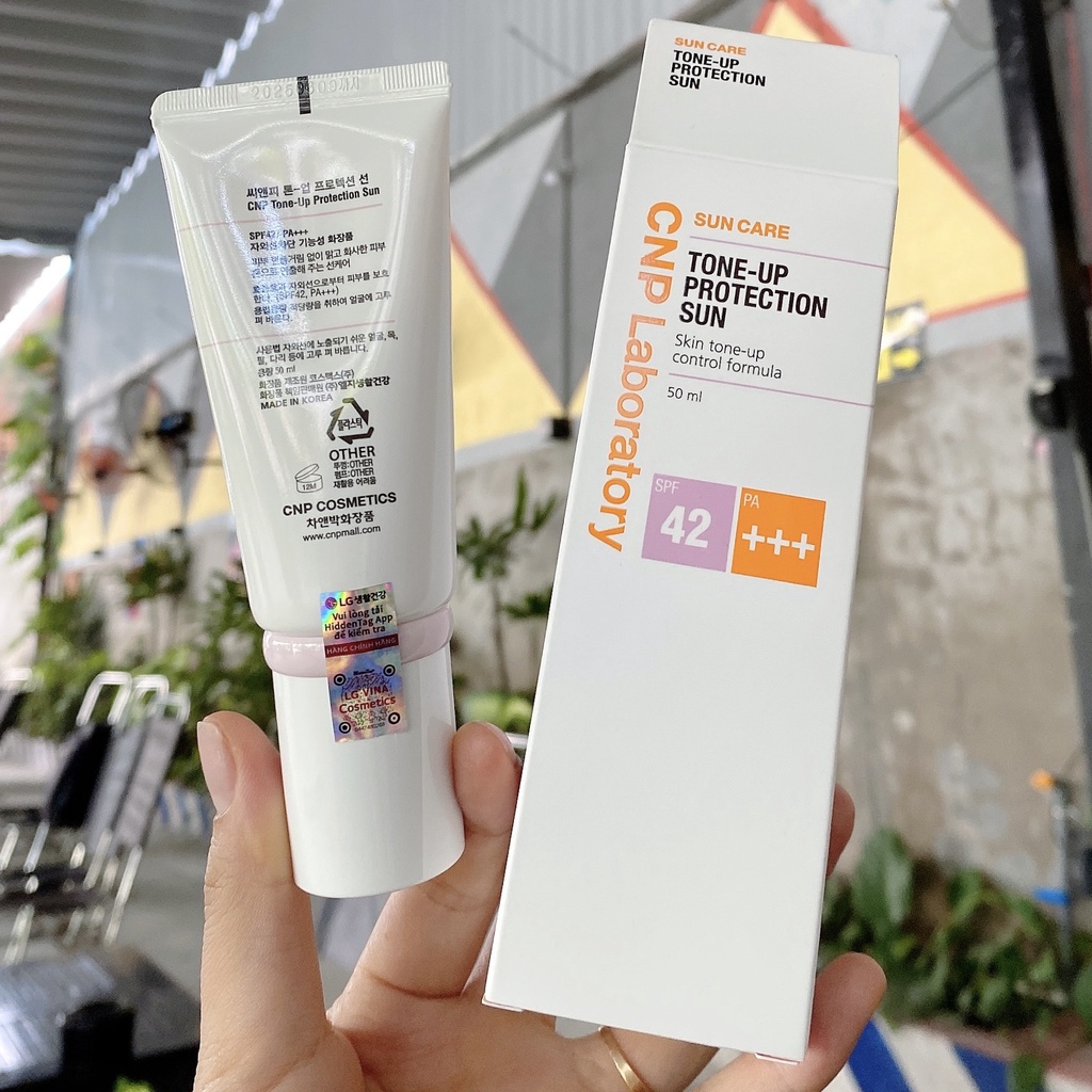 Tuýp kem chống nắng CNP Laboratory Sun Care 50ml - Hàng chính hãng công ty LGVina tem HiddenTag