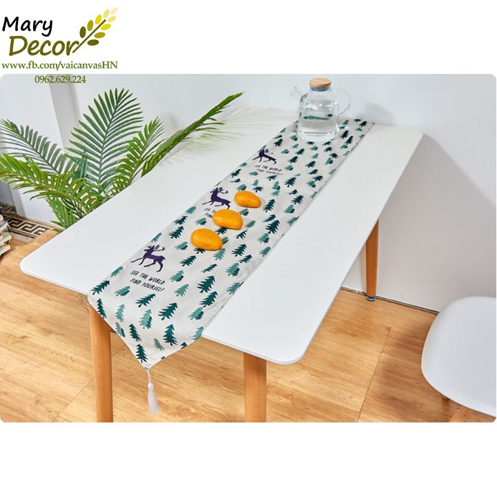 KHĂN RUNNER MARY DECOR - THÔNG TUẦN LỘC KR-E09