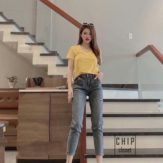 ÁO PHÔNG TRƠN CỔ TIM MỎNG, ÁO PHÔNG GIẤY CHẤT THUN XƯỚC MẶC NHẸ MÁT