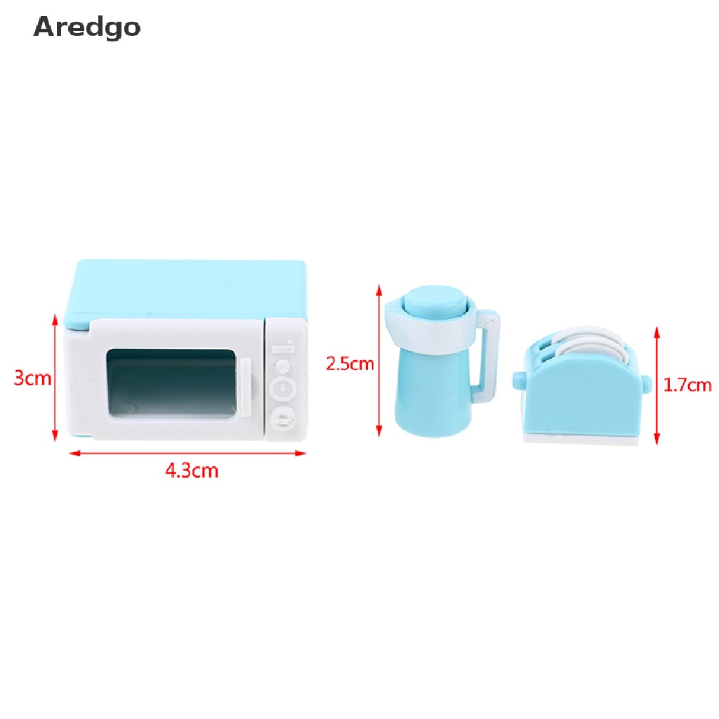 1 bộ dụng cụ làm bánh mì mini tỉ lệ 1:12 cho nhà búp bê