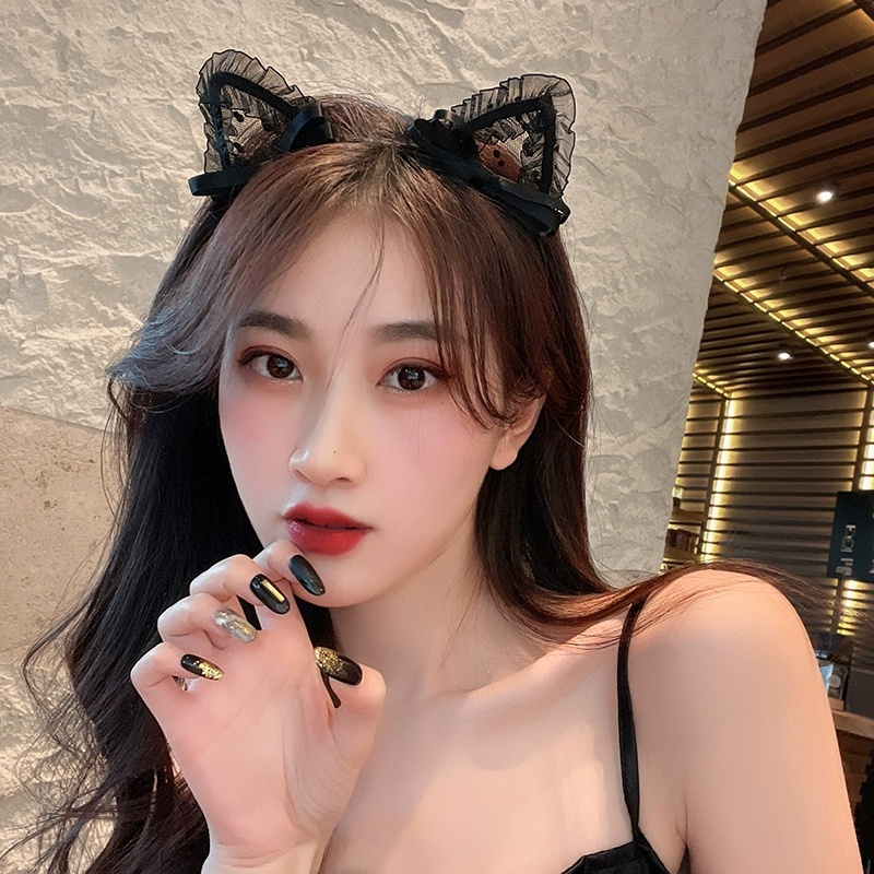 Băng Đô Tai Mèo Dễ Thương Phong Cách Hàn Quốc Cho Nữ