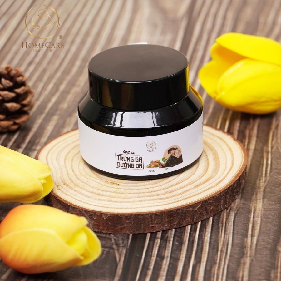 Mặt nạ trứng gà dưỡng da Home Care sáng da bật tone, trắng hồng, dưỡng ẩm mịn màng 50g