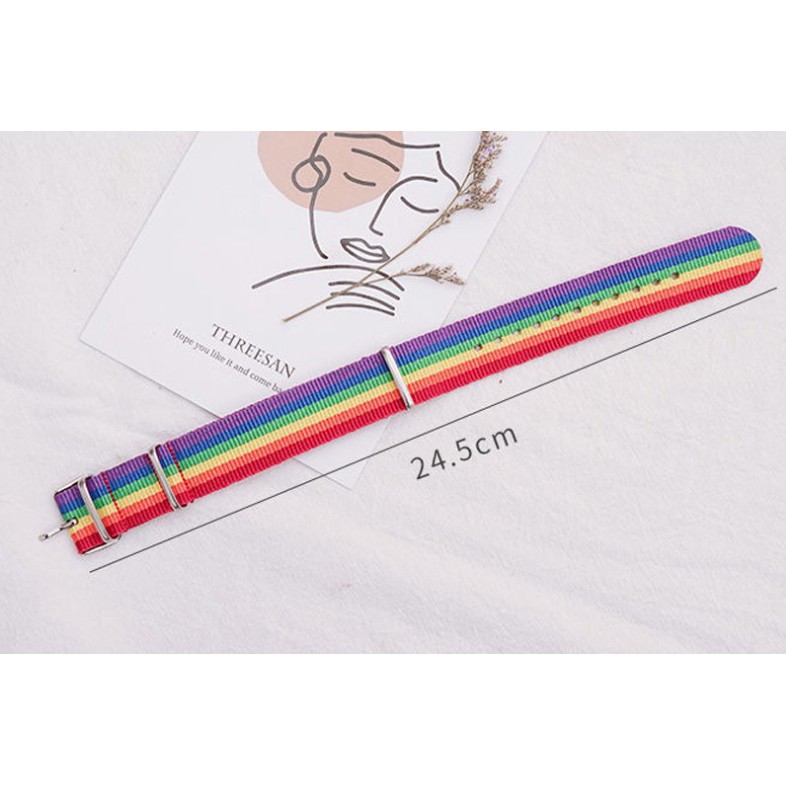 [RẺ VÔ ĐỊCH] Vòng đeo tay cầu vồng Rainbow lắc tay unisex nam nữ đeo đôi phong cách thời trang Hàn Quốc | WebRaoVat - webraovat.net.vn